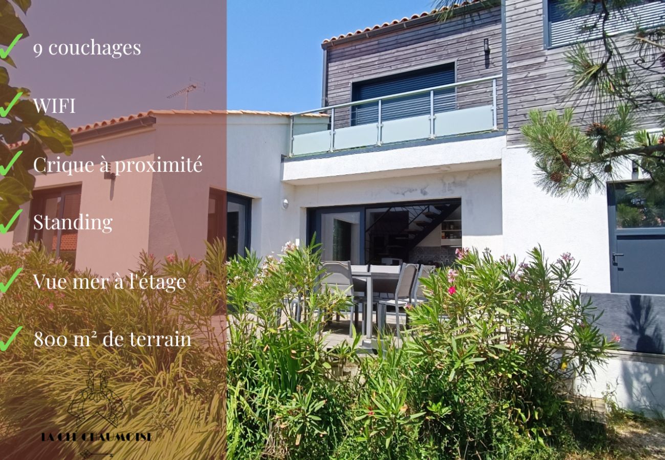 Villa in Les Sables-d´Olonne - MALIBU- Villa-vue mer de l'étage-crique à 100m