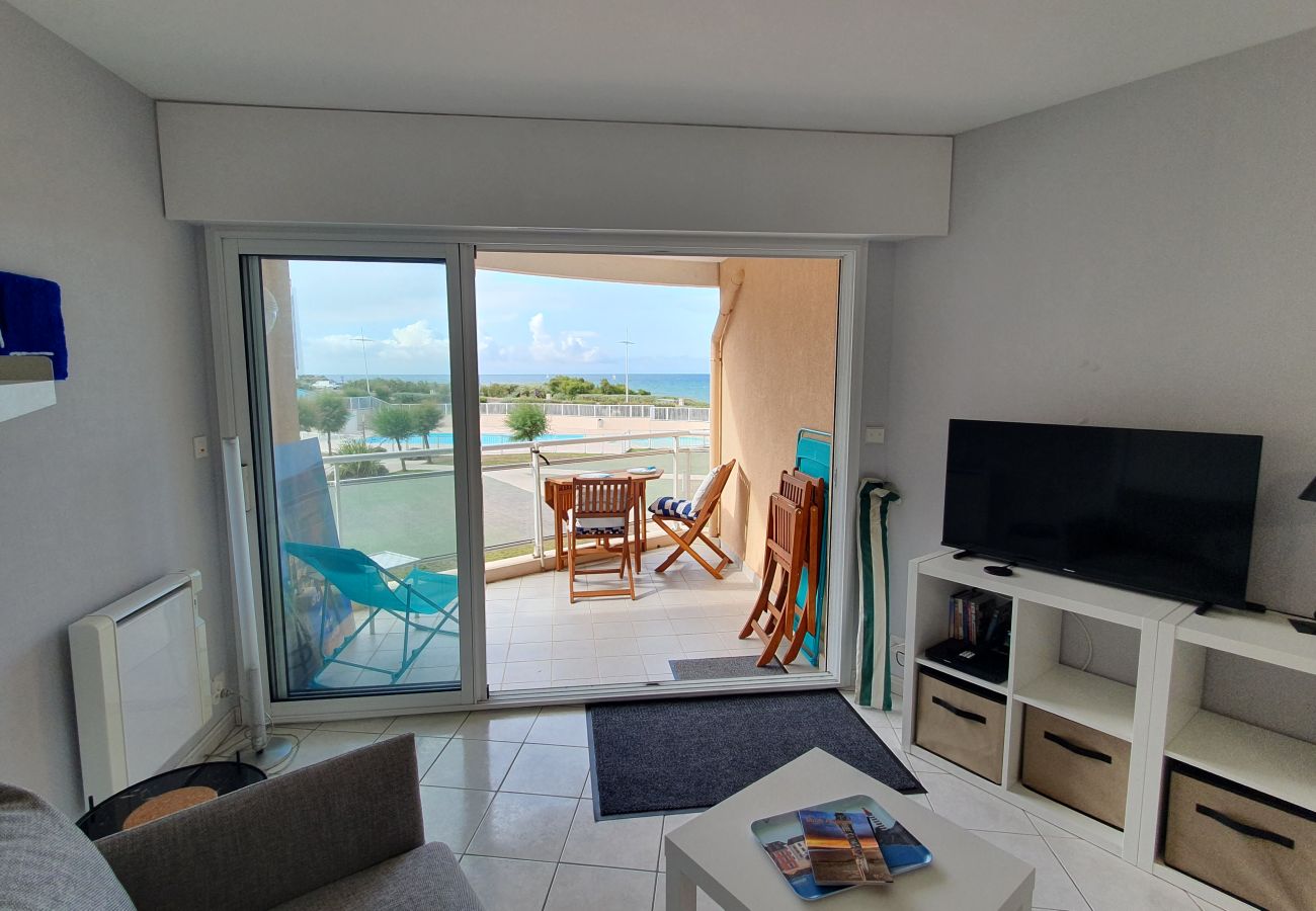 Studio in Les Sables-d´Olonne - Grand Bleu-Studio vue sur mer - piscine