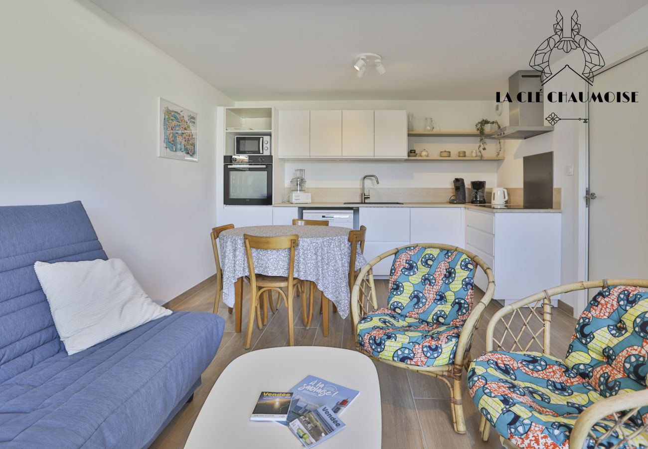 Apartment in Les Sables-d´Olonne - Le P'tit Refuge -Côte Sauvage, terrasse