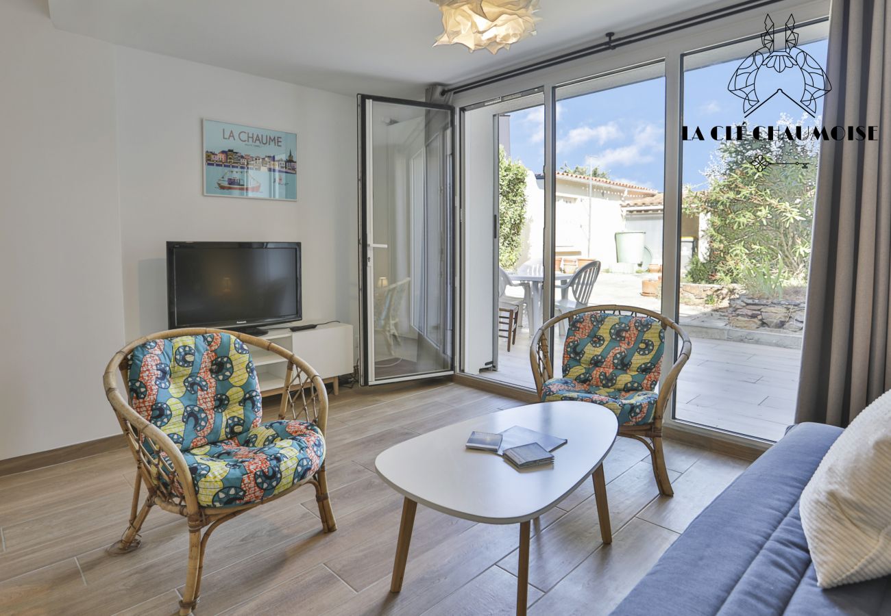 Apartment in Les Sables-d´Olonne - Le P'tit Refuge -Côte Sauvage, terrasse