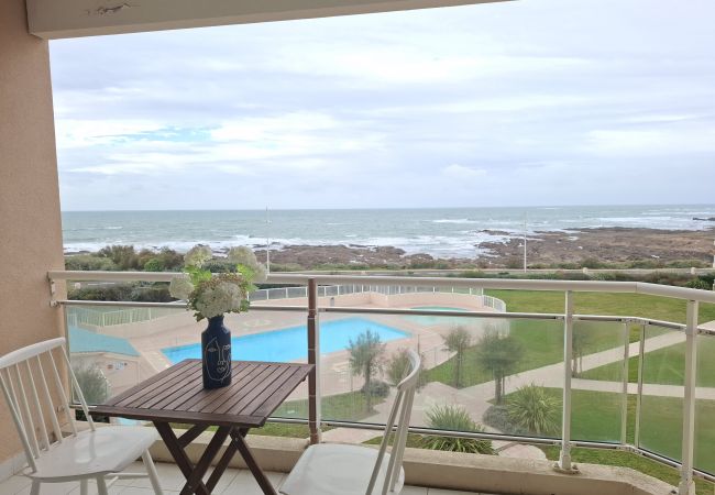 Appartement à Les Sables-d´Olonne - 🌊 Studio lumineux avec vue mer & piscine 
