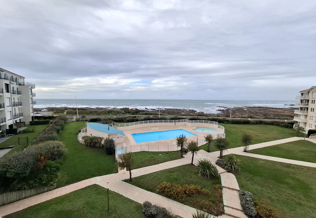 Appartement à Les Sables-d´Olonne - 🌊 Studio lumineux avec vue mer & piscine 