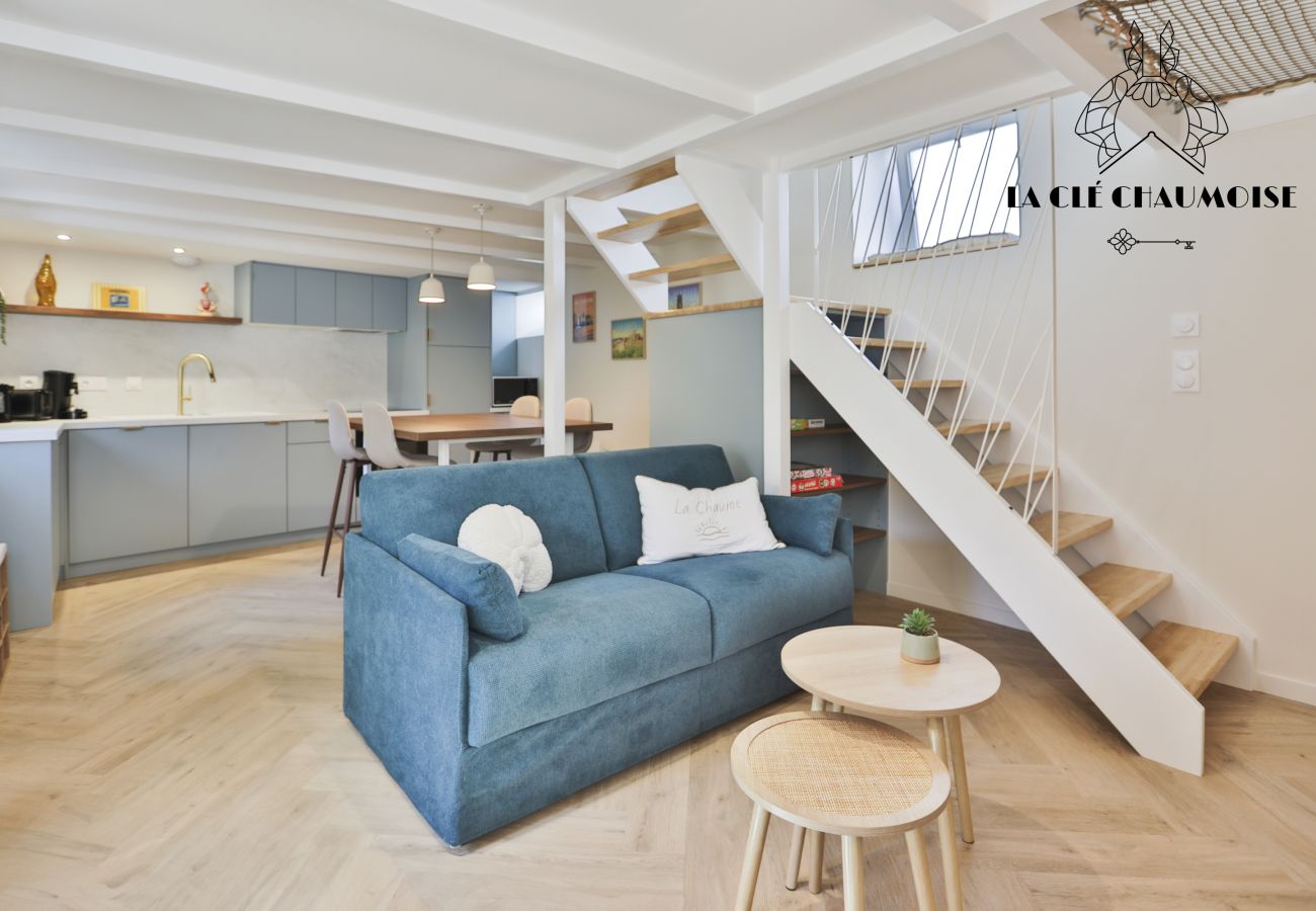 Maison à Les Sables-d´Olonne - 🌱 L’Escale Chaumoise ⚓ : Charme, Terrasse Cosy & Confort à La Chaume