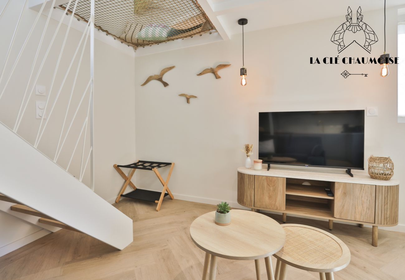 Maison à Les Sables-d´Olonne - 🌱 L’Escale Chaumoise ⚓ : Charme, Terrasse Cosy & Confort à La Chaume